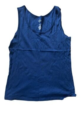 St. John’s Bay Blue Essential Tank Top | XLarge